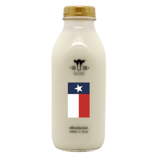 1836 Farms Heavy Cream Quart Perspective: front