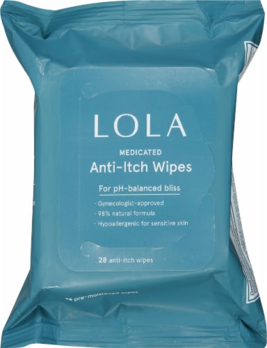LOLA Vaginal Itch Relief Wipes Perspective: front
