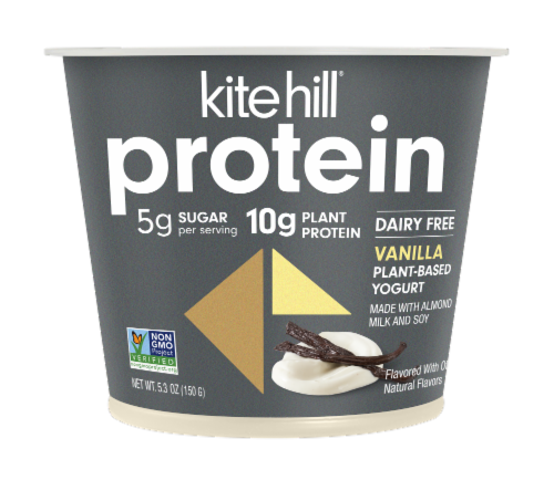 Kite Hill® Dairy Free Protein Vanilla Plant-Based Yogurt Perspective: front
