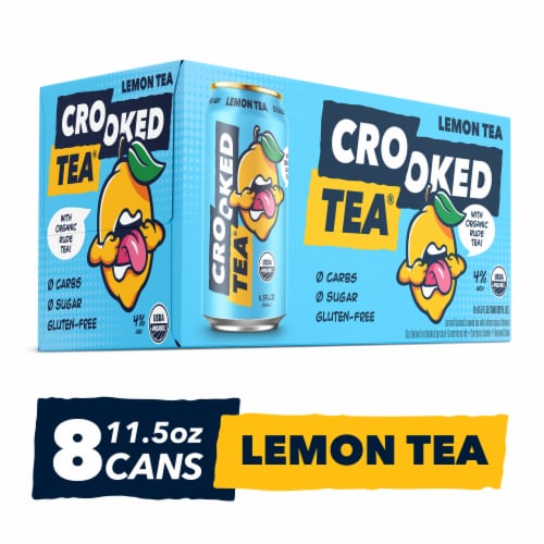 Crook & Marker Crooked Tea® Lemon Tea Perspective: front