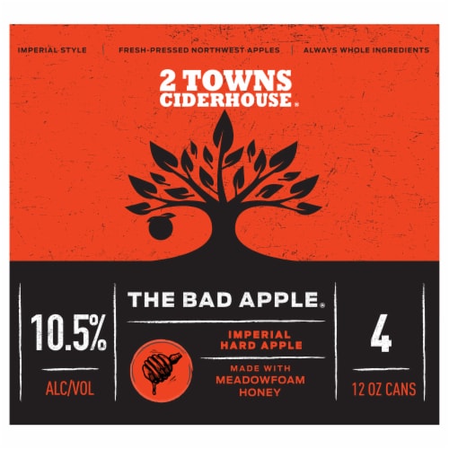 2 Towns Ciderhouse Imperial Apple Hard Cider Perspective: front