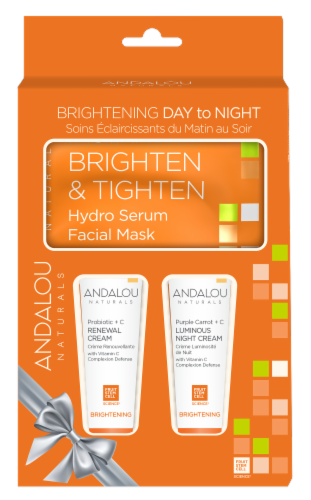 Andalou Naturals Brightening Day to Night Gift Kit Perspective: front