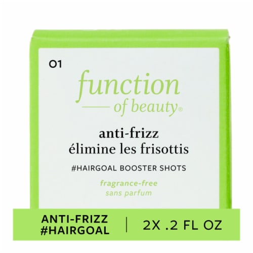 Function of Beauty® Anti-Frizz Hair Goal Booster Shots with Beetroot Extract Perspective: front