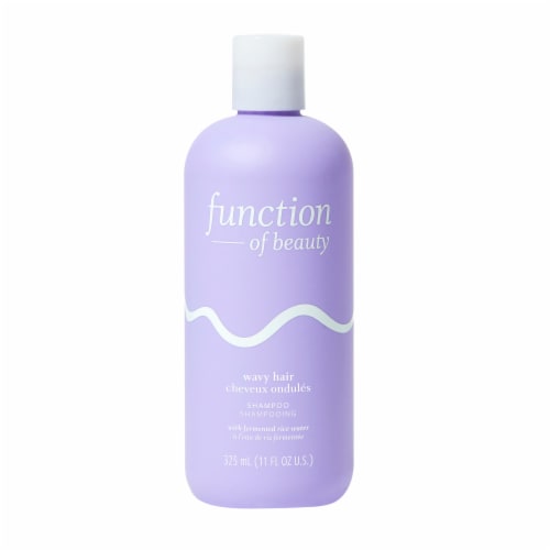 Function of Beauty Custom Wavy Hair Shampoo Base with Fermented Rice Water Perspective: front