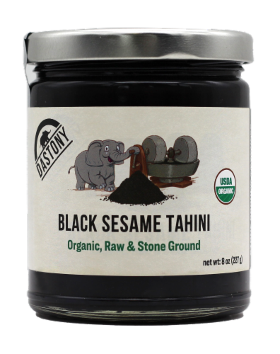 Dastony Organic Black Sesame Tahini Perspective: front