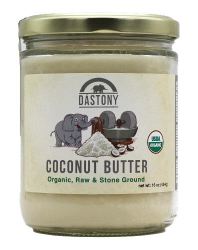 Dastony Organic Coconut Butter Perspective: front