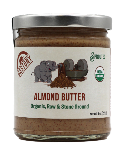 Dastony Organic Almond Butter Perspective: front