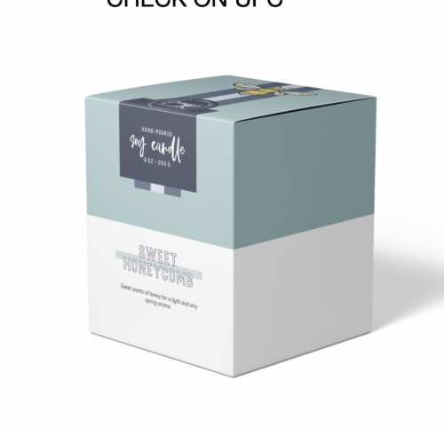 Sewing Down South Honeyed Cedarwood Candle Perspective: front