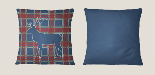 SDS for HD Designs Christmas Deer Square Pillow Perspective: front