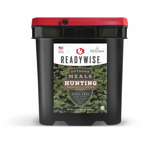 ReadyWise Oitdoor Meals Hunting Bucket Perspective: front