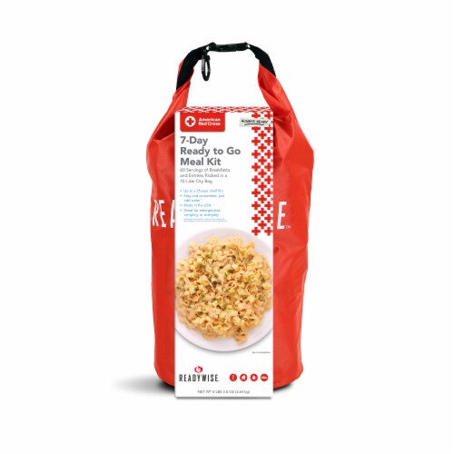 American Red Cross 7-Day Ready To Go Meal Kit Emergency Bag Perspective: front