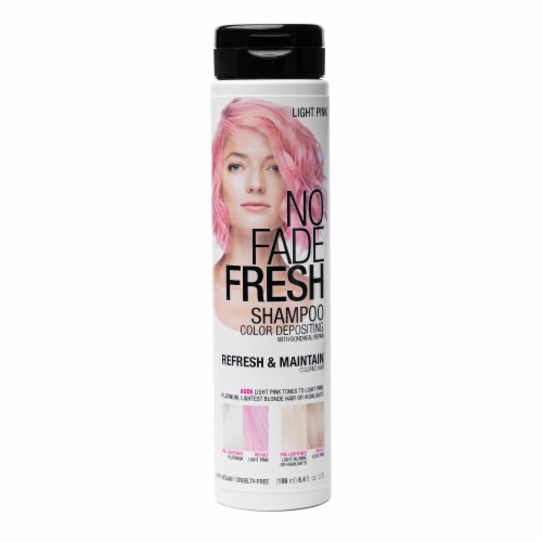 No Fade Fresh Light Pink Color Depositing Shampoo Perspective: front