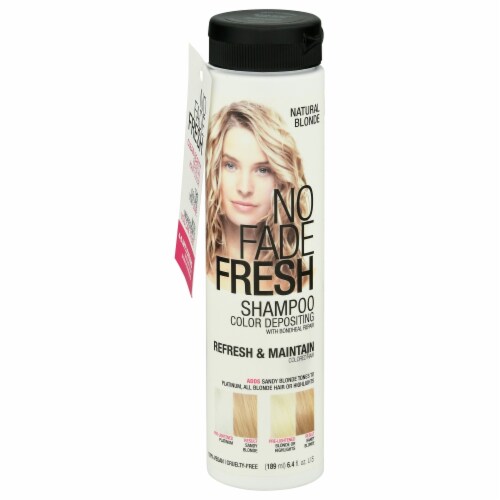 No Fade Fresh Natural Blonde Color Depositing Shampoo Perspective: front