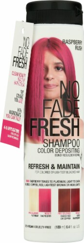 No Fade Fresh Raspberry Rush Color Depositing Shampoo Perspective: front