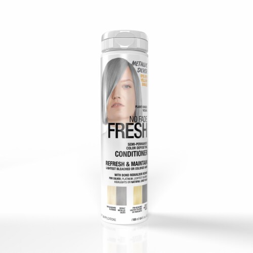 No Fade Fresh Metallic Silver Color Depositing Conditioner Perspective: front