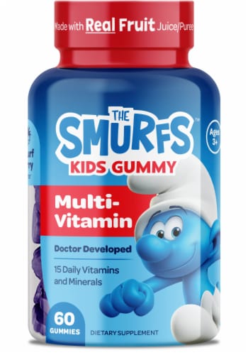 The Smurfs™ Kids Gummy Multi-Vitamin Perspective: front