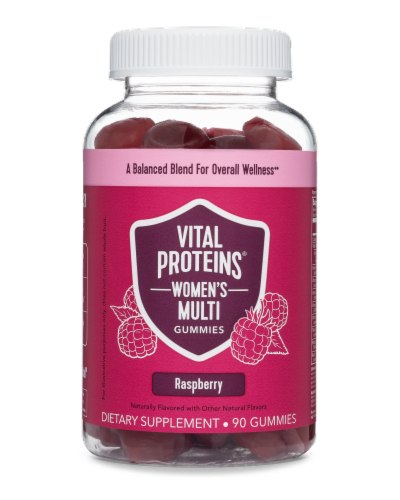 Vital Proteins Women's Raspberry Multi Gummies Perspective: front