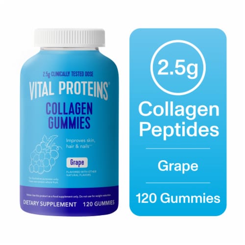 Vital Proteins® Grape Collagen Gummies Perspective: front