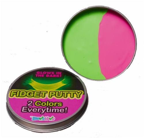 BravoNavo Glow in the Dark Fidget Putty Perspective: front