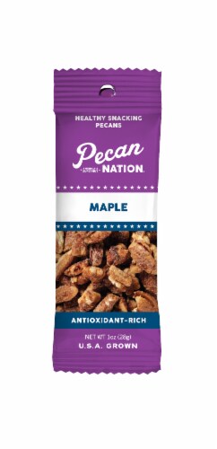 Pecan Nation Maple Snacking Pecan Pieces Perspective: front