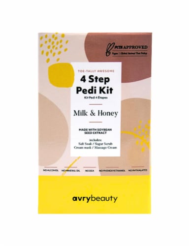AVRY 4 Step Pedi Milk + Honey Perspective: front