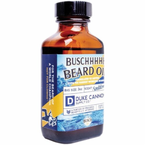Duke Cannon 3 Oz. Busch Beard Oil 04BDOILBUSCH1 Perspective: front