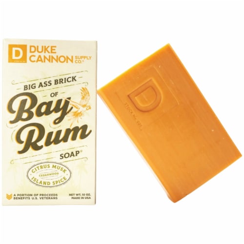 Duke Cannon 10 Oz. Bay Rum Big Ass Brick Of Soap 01BAYRUM1 Perspective: front