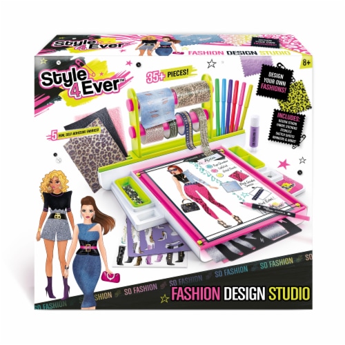 Canal Toys® Style 4 Ever™ Fashion Design Studio Kit Perspective: front