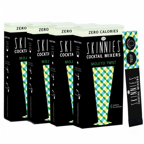RSVP Skinnies Mojito Twist Cocktail Mixers Perspective: front