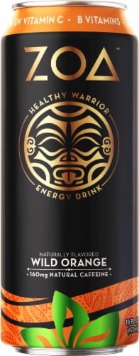 ZOA™ Wild Orange Energy Drink Perspective: front