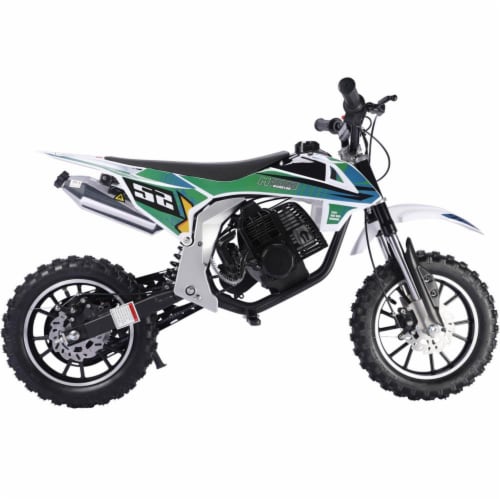 Warrior 52cc 2 Stroke Kids Gas Dirt Bike Green 1 Gerbes Super Markets
