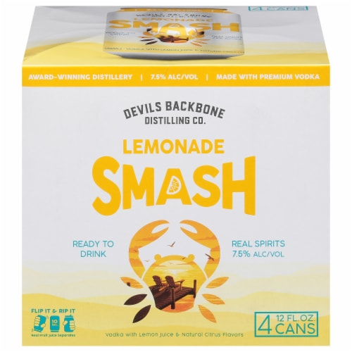 Devils Backbone Distilling Co. Lemonade Smash Perspective: front