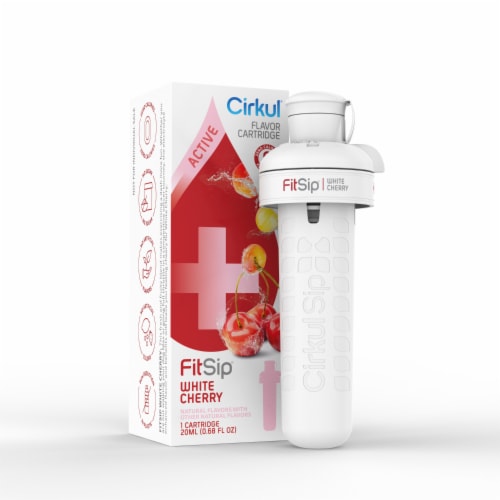 Cirkul® FitSip® White Cherry Flavor Cartridge Perspective: front