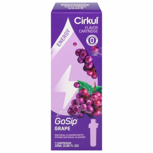 Cirkul® GoSip® Grape Flavor Cartridge Perspective: front