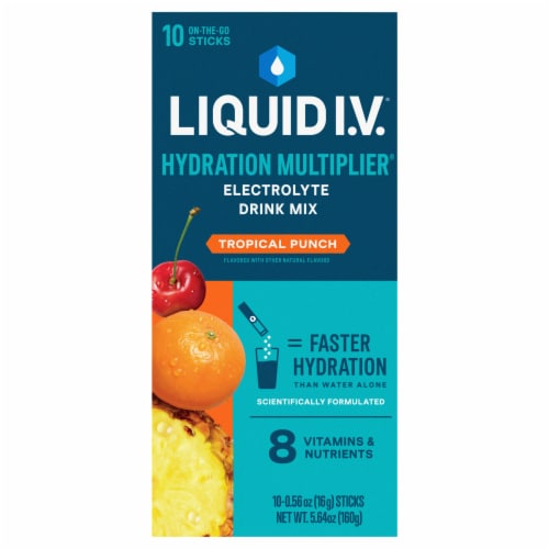 Liquid I.V.® Tropical Punch Powdered Drink Mix Perspective: front