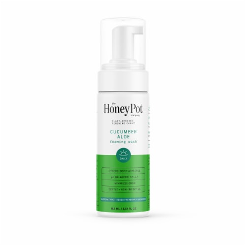 The Honey Pot Cucumber Aloe Daily Intimate Foaming Wash Perspective: front