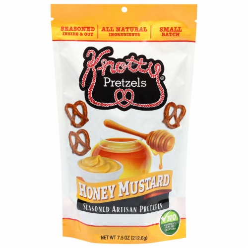 Knotty® Pretzels Honey Mustard Pretzels Perspective: front