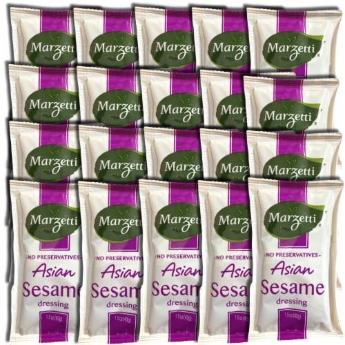 Asian Sesame Salad Dressing Packets | Value Pack | 1.5 Ounce | 20 Count Perspective: front