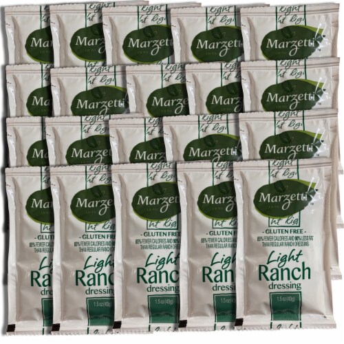 Light Ranch Salad Dressing Packets | Value Pack | 1.5 Ounce | 20 Count Perspective: front