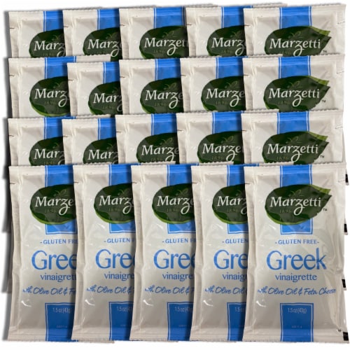 Greek Vinaigrette with Olive Oil & Feta Cheese Dressing Packets | Value Pack | 1.5 Ounce | 20 Perspective: front