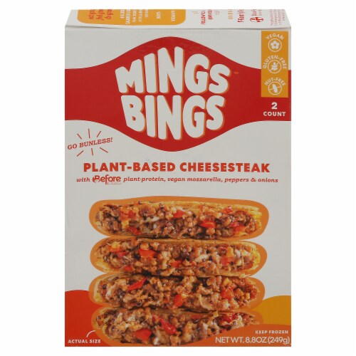 Mings Bings™ Plant Based Cheesesteak Perspective: front