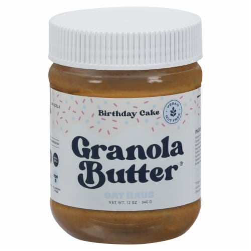 Kween Oat Haus Birthday Cake Granola Butter® Perspective: front