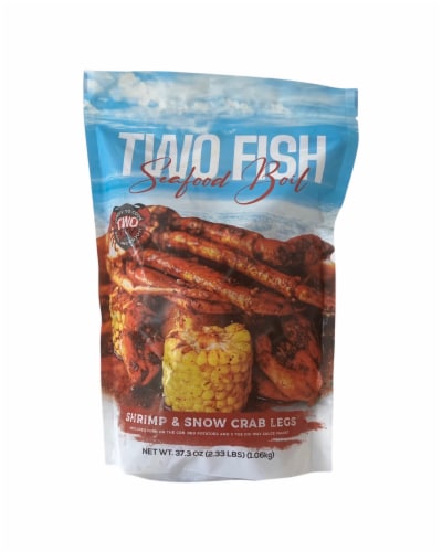 Two Fish Crab Shack Crab and Shrimp Bags with Corn and Potatoes