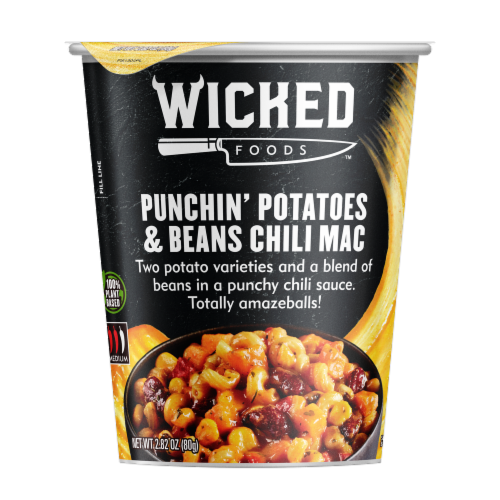 Wicked Foods Punchin' Potatoes & Beans Chili Mac Perspective: front