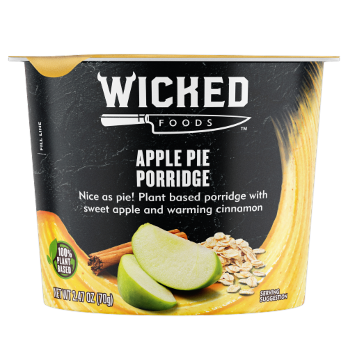 Wicked Foods Apple Pie Porridge Perspective: front