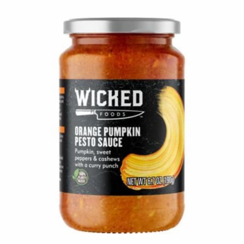 Wicked Foods™ Orange Pumpkin Pesto Sauce Perspective: front