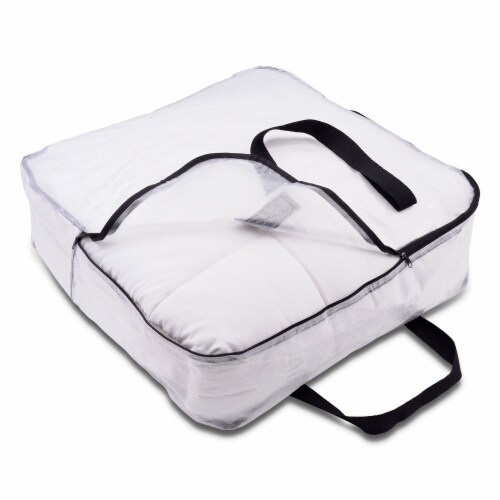 Clear Zippered Storage Bags, See Thru Transparent Totes with