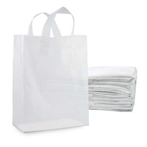 Prime Line Packaging Clear Plastic Bags with Soft Loop Handles