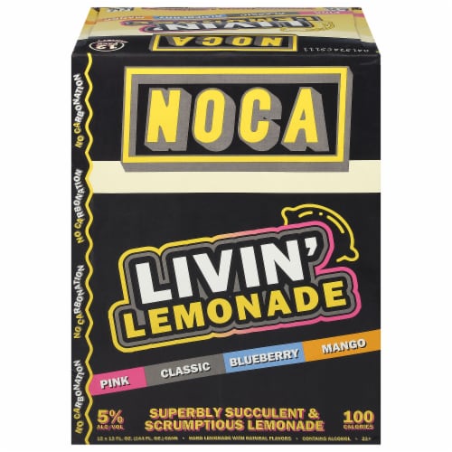 Noca Boozy Lemonade Variety Pack Perspective: front