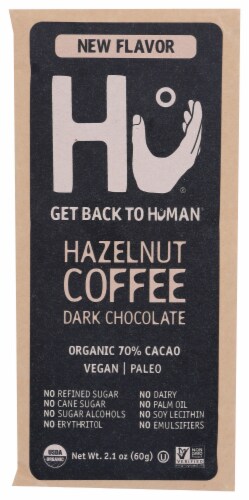 Hazelnut Coffee Dark Chocolate Perspective: front